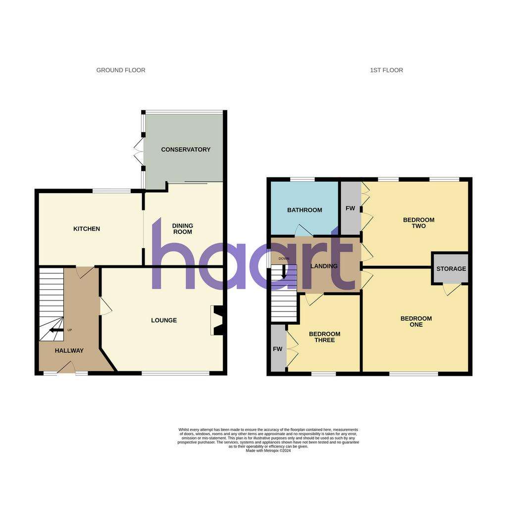 3 bedroom semi-detached house for sale - floorplan