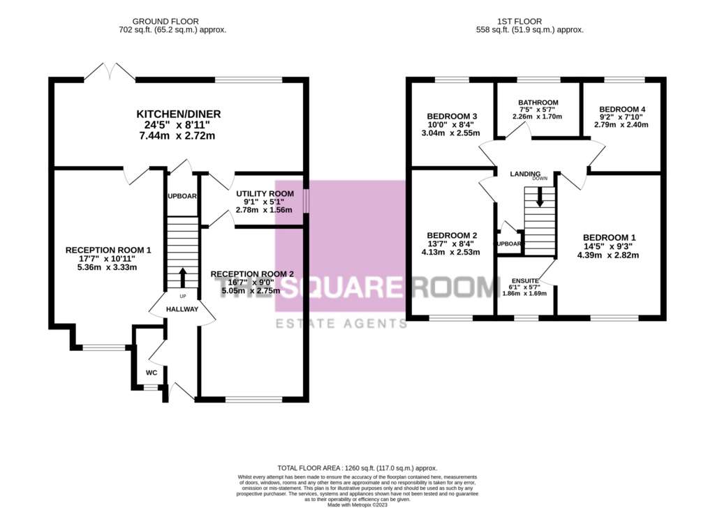 4 bedroom detached house for sale - floorplan