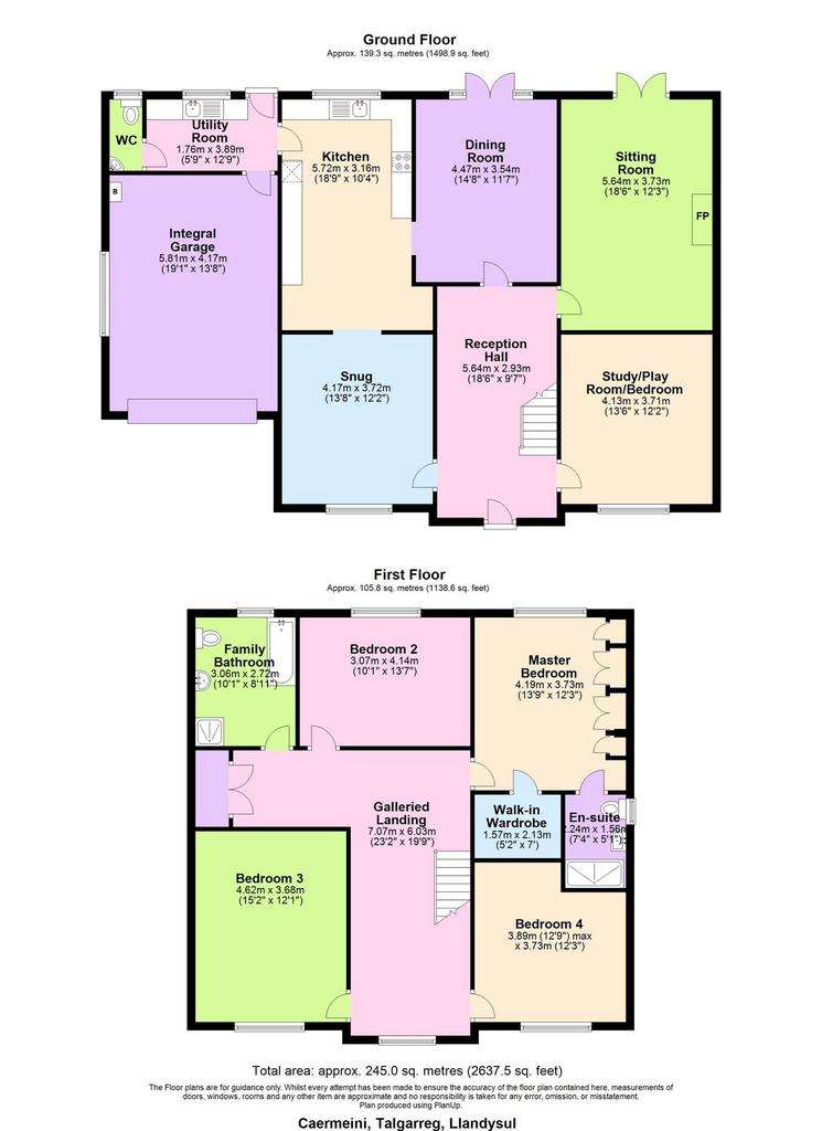 4 bedroom detached house for sale - floorplan