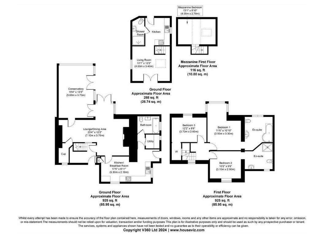 4 bedroom semi-detached house for sale - floorplan