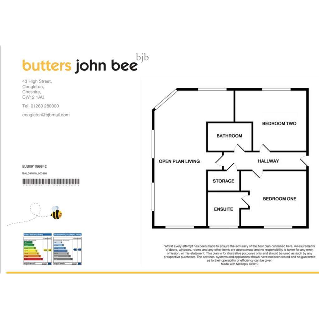 2 bedroom flat for sale - floorplan