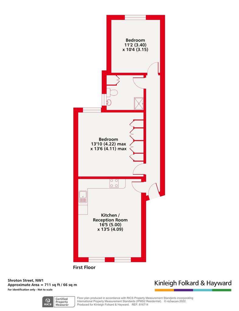 2 bedroom flat for sale - floorplan