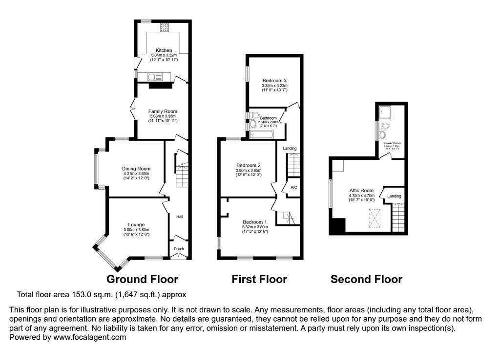 4 bedroom semi-detached house to rent - floorplan