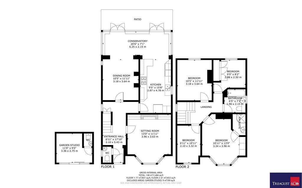 4 bedroom detached house for sale - floorplan