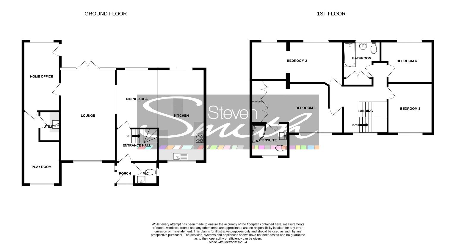 4 bedroom detached house for sale - floorplan