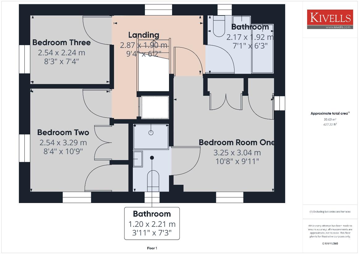 3 bedroom property for sale - floorplan