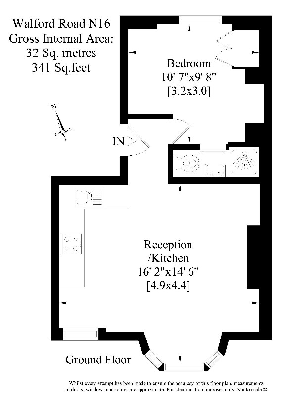 1 bedroom flat for sale - floorplan