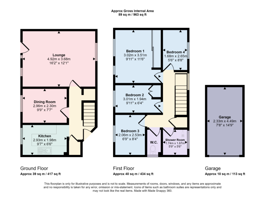 4 bedroom detached house for sale - floorplan