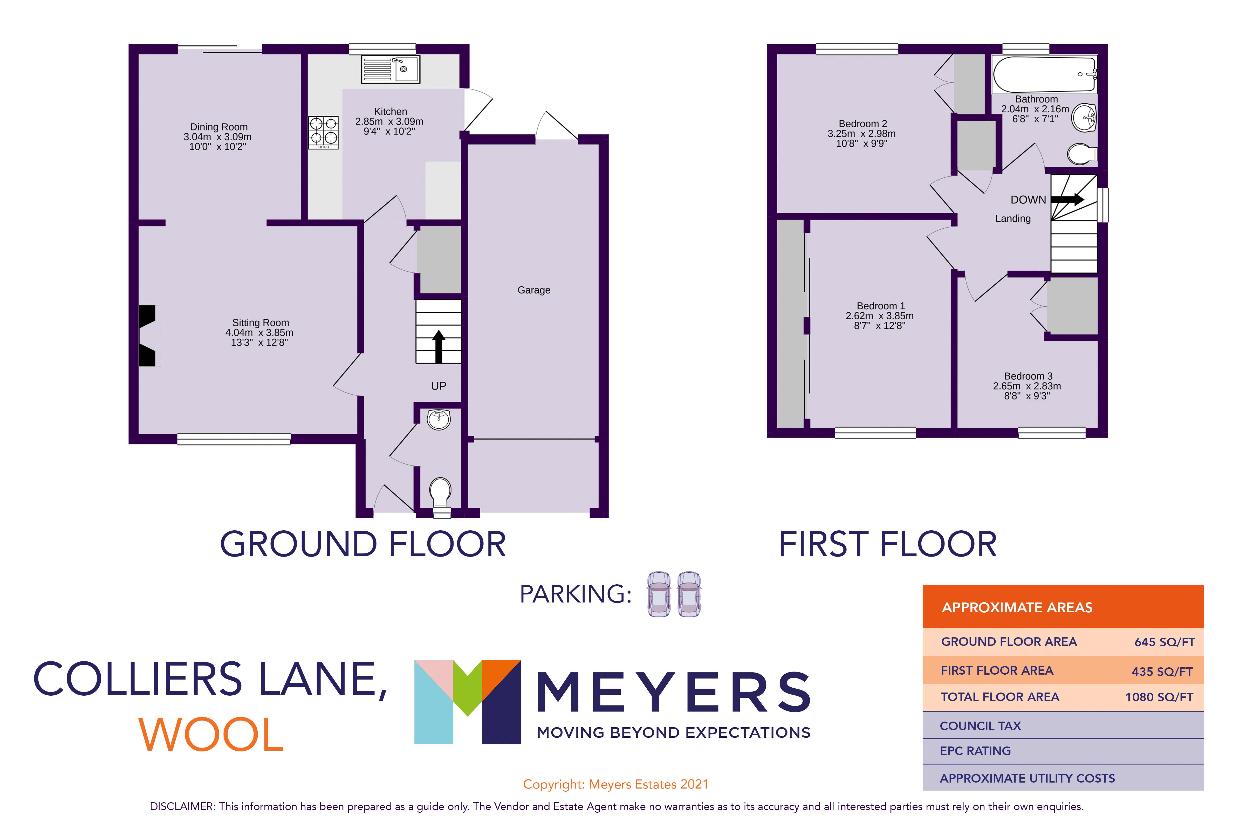 3 bedroom detached house for sale - floorplan