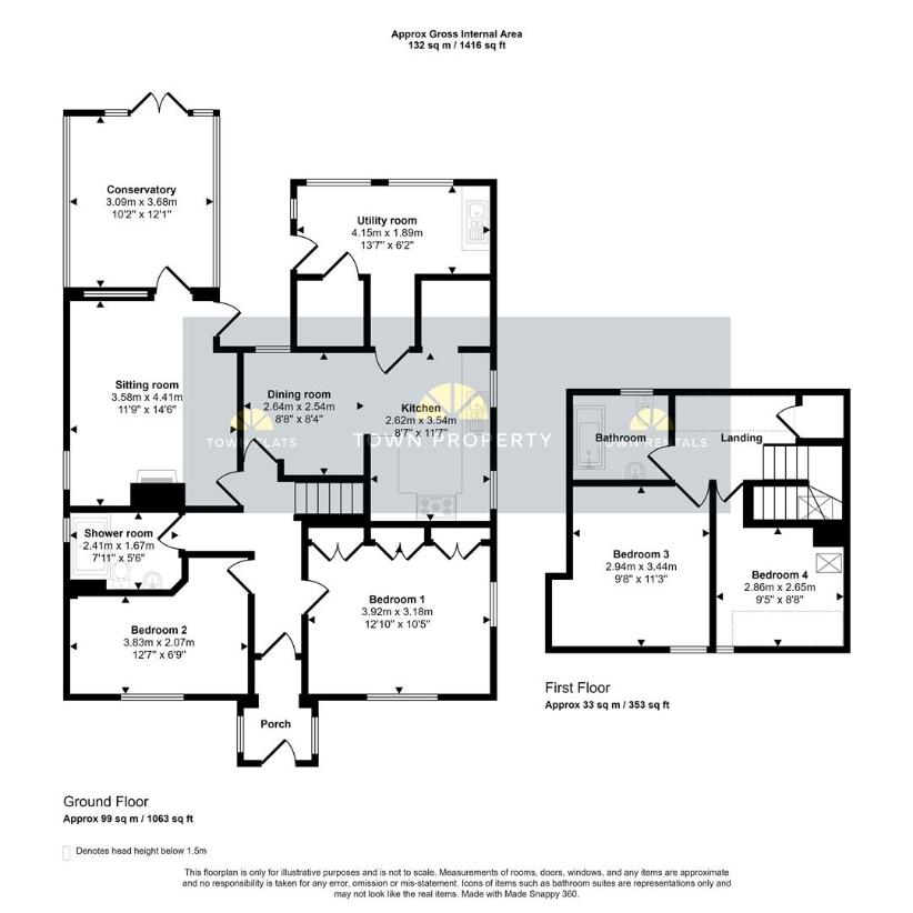 4 bedroom detached house for sale - floorplan