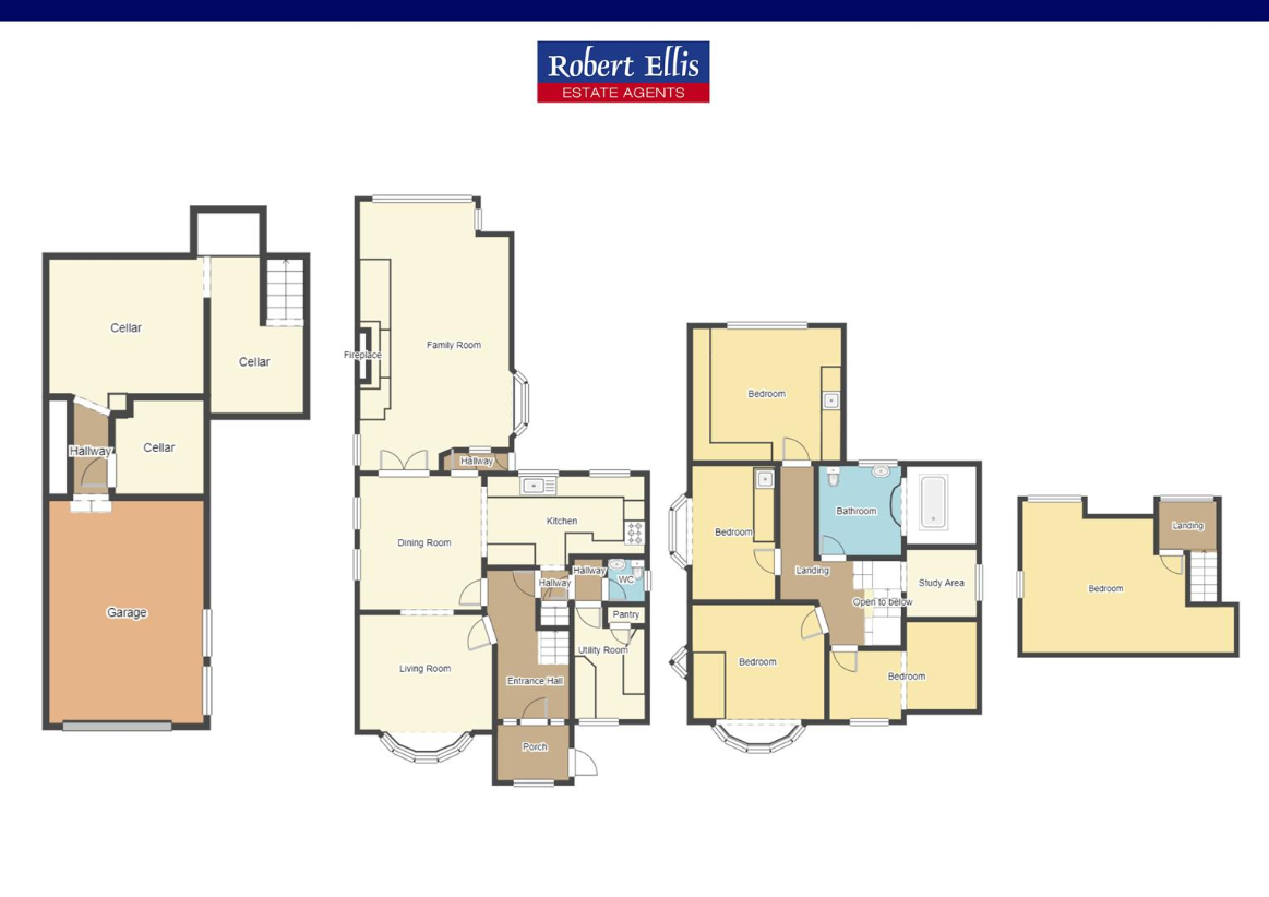 5 bedroom detached house for sale - floorplan