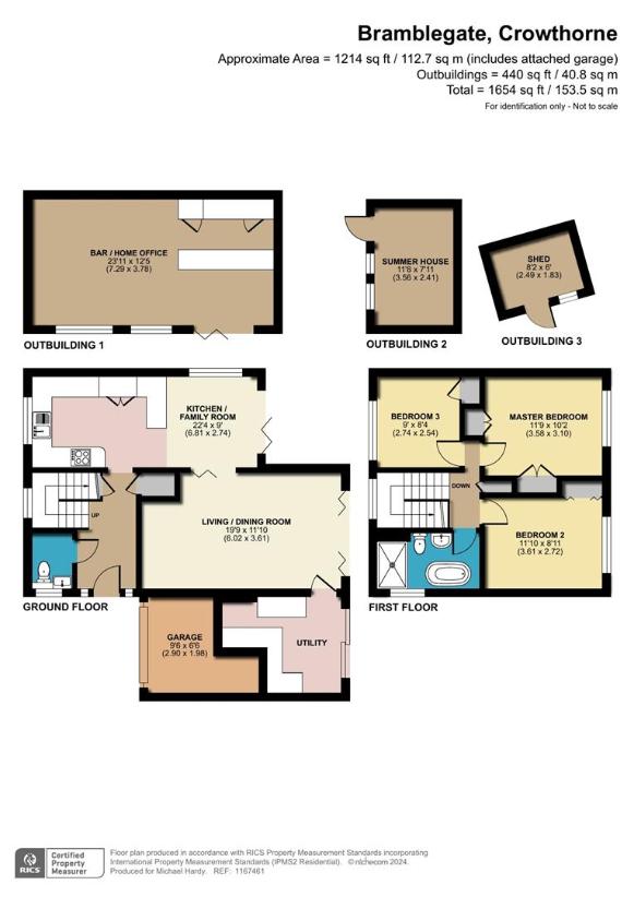 3 bedroom detached house for sale - floorplan