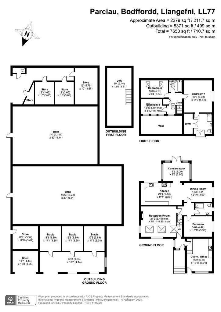 4 bedroom equestrian facility for sale - floorplan