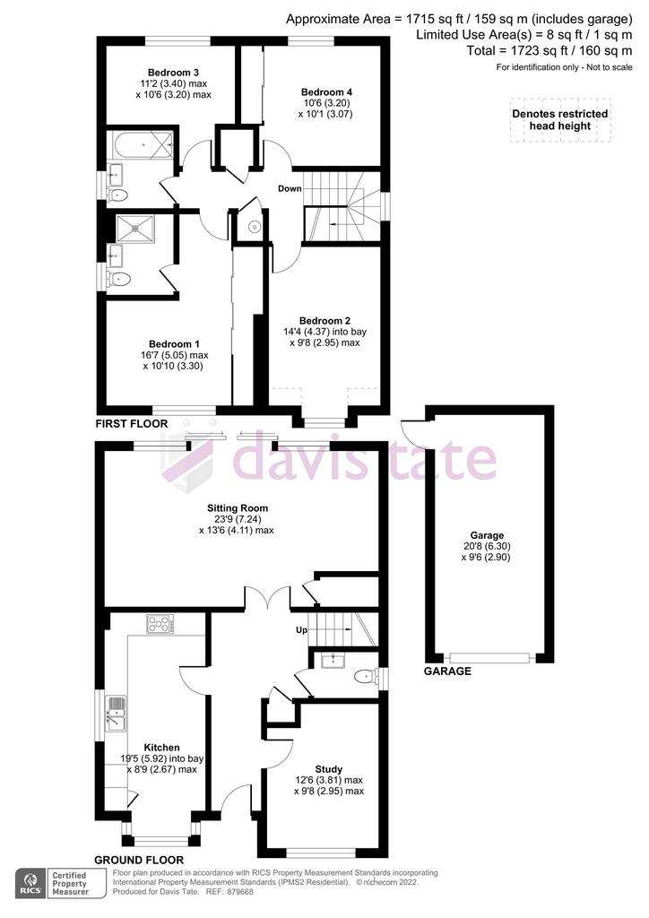 4 bedroom detached house to rent - floorplan