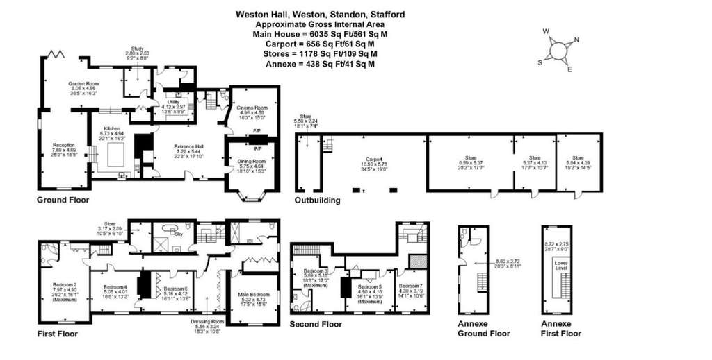 8 bedroom detached house for sale - floorplan