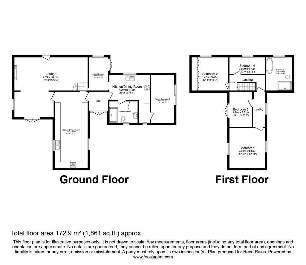 5 bedroom detached house for sale - floorplan