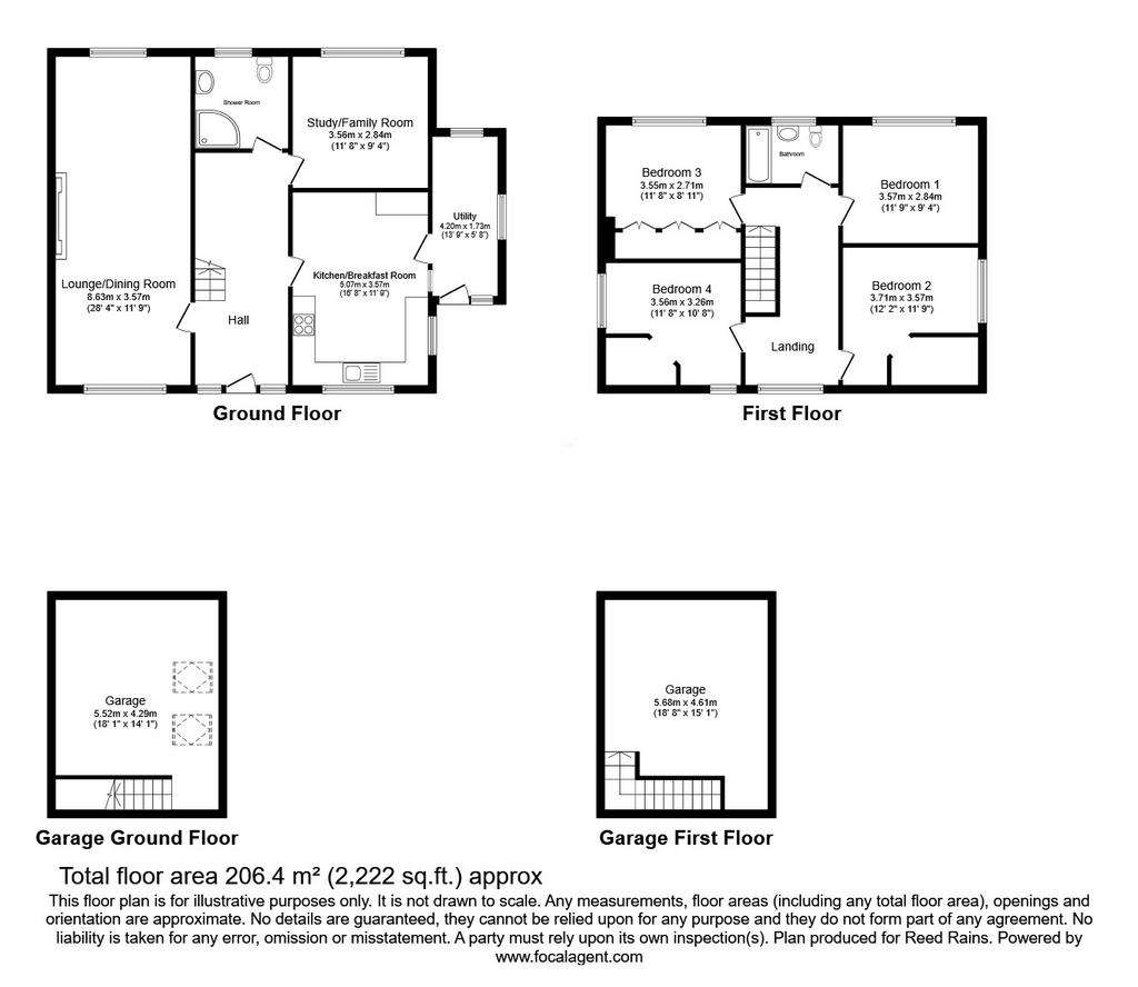 4 bedroom detached house for sale - floorplan