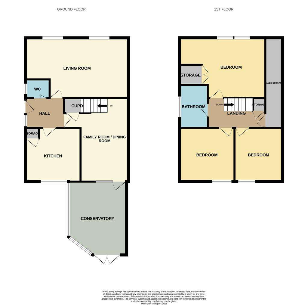 3 bedroom detached house for sale - floorplan