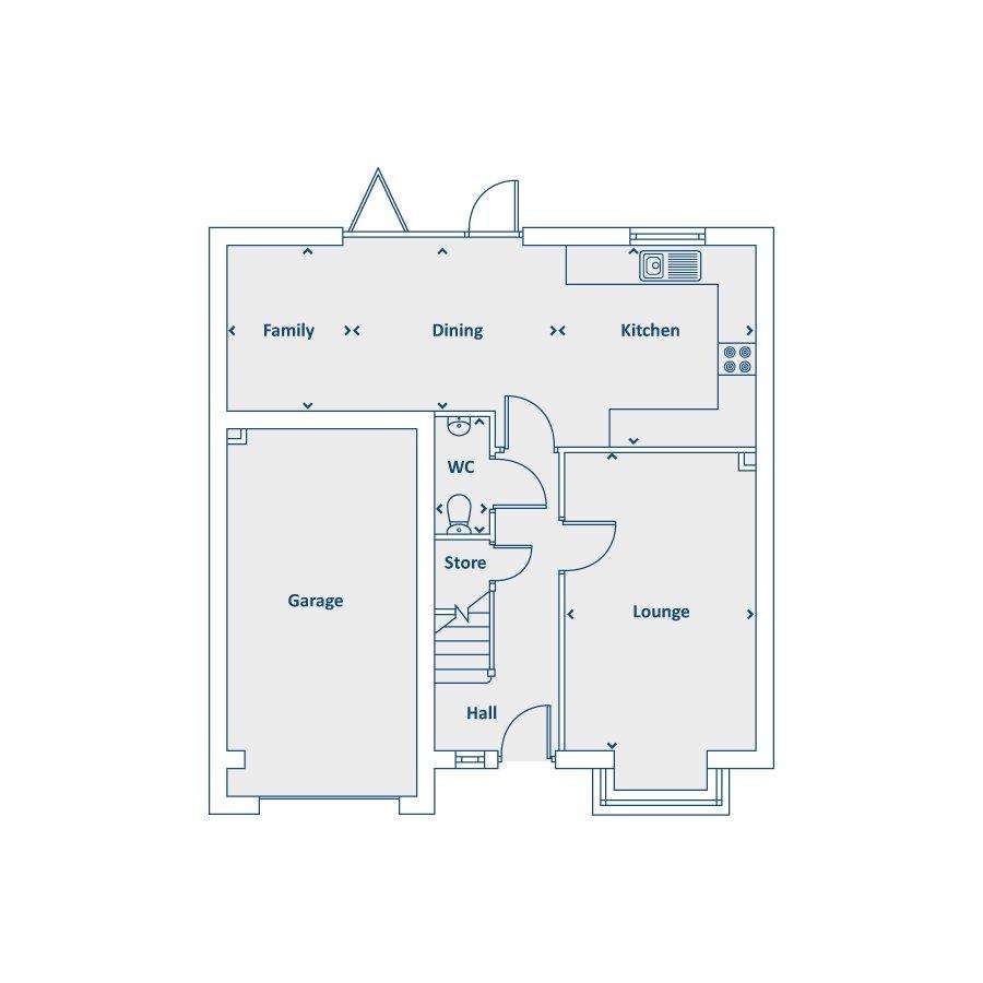 4 bedroom detached house for sale - floorplan