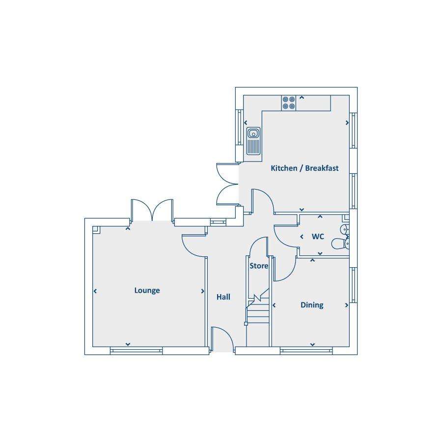 4 bedroom detached house for sale - floorplan