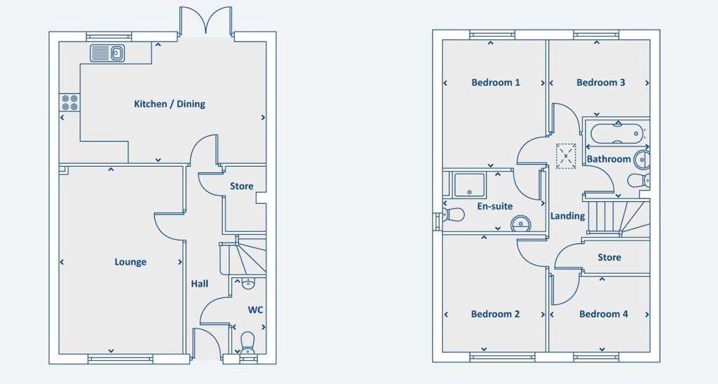 4 bedroom detached house for sale - floorplan