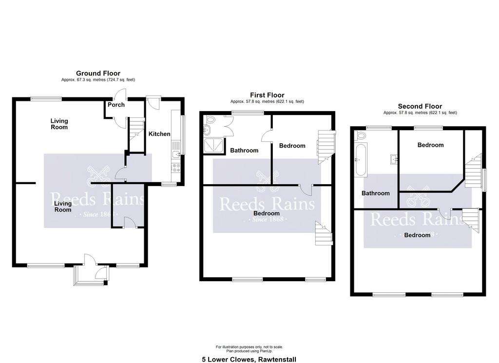 4 bedroom end of terrace house for sale - floorplan