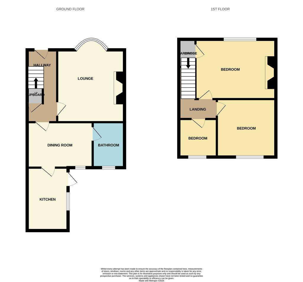 3 bedroom terraced house to rent - floorplan