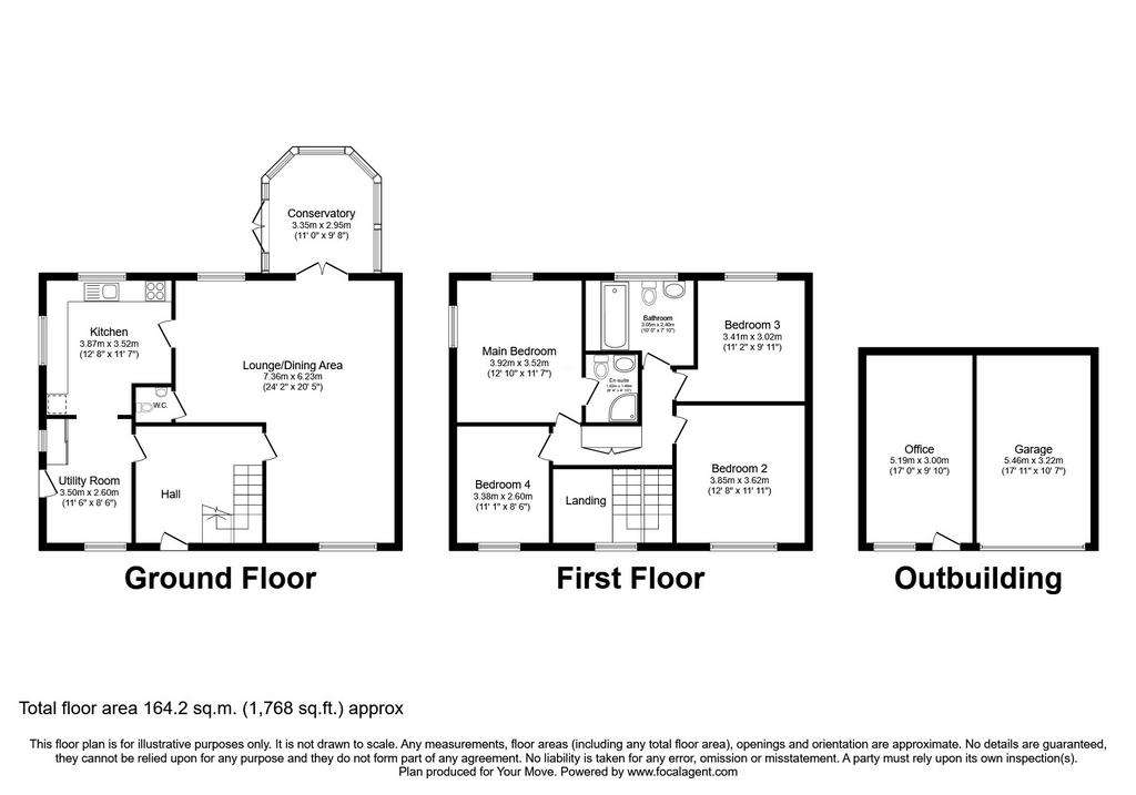 4 bedroom detached house for sale - floorplan