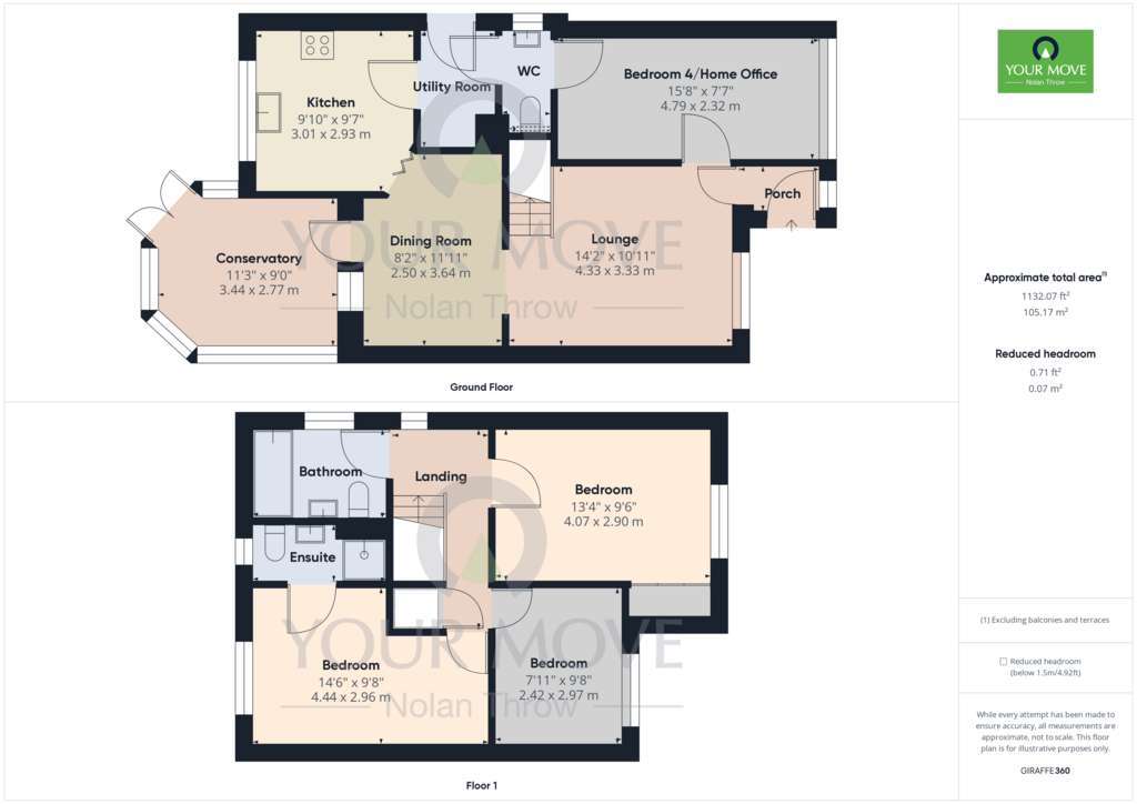 3 bedroom detached house for sale - floorplan