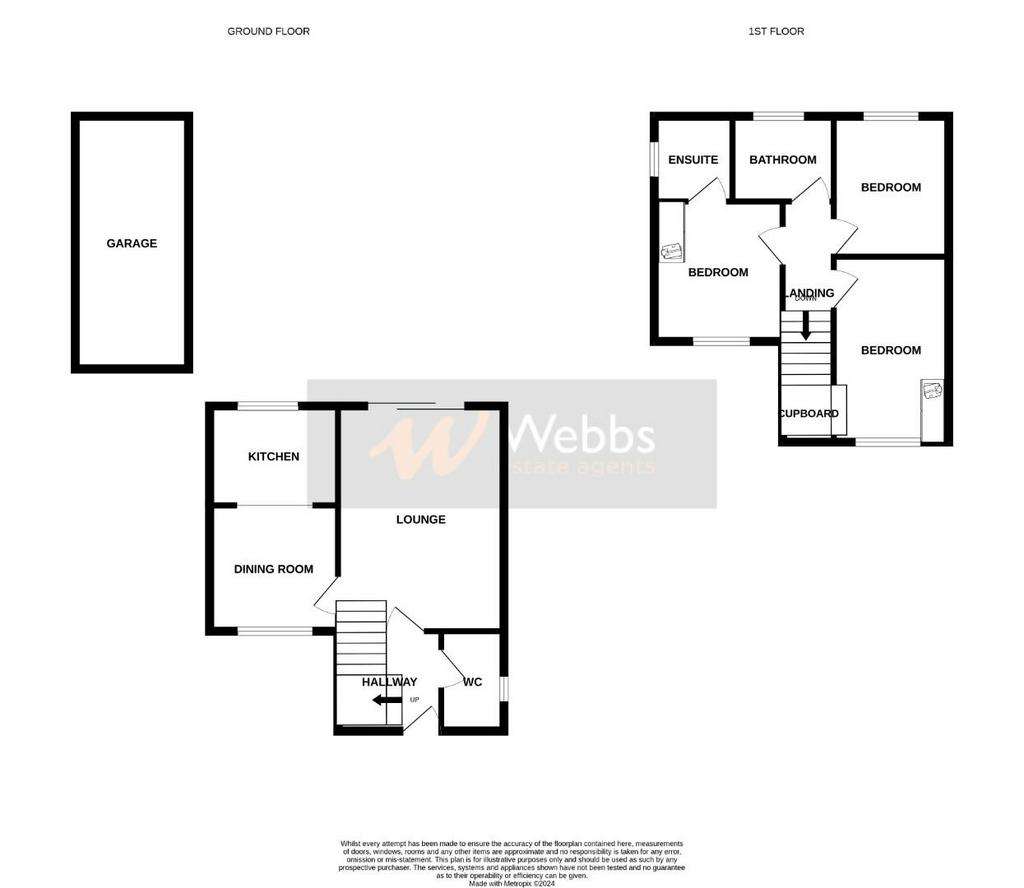 3 bedroom detached house for sale - floorplan