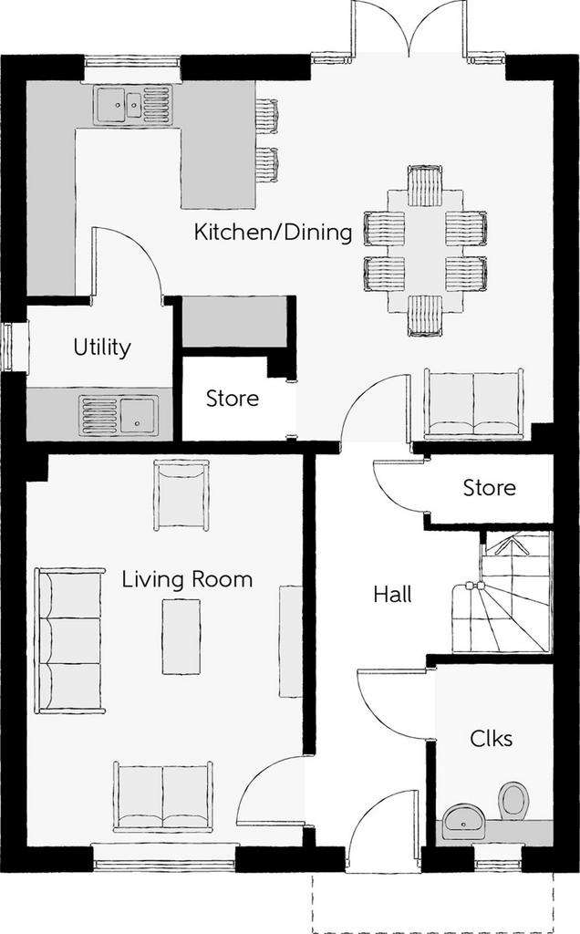 4 bedroom detached house for sale - floorplan