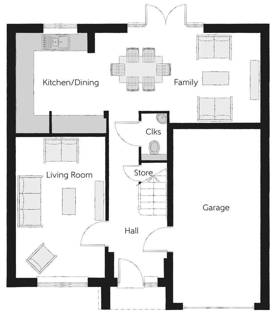 4 bedroom detached house for sale - floorplan