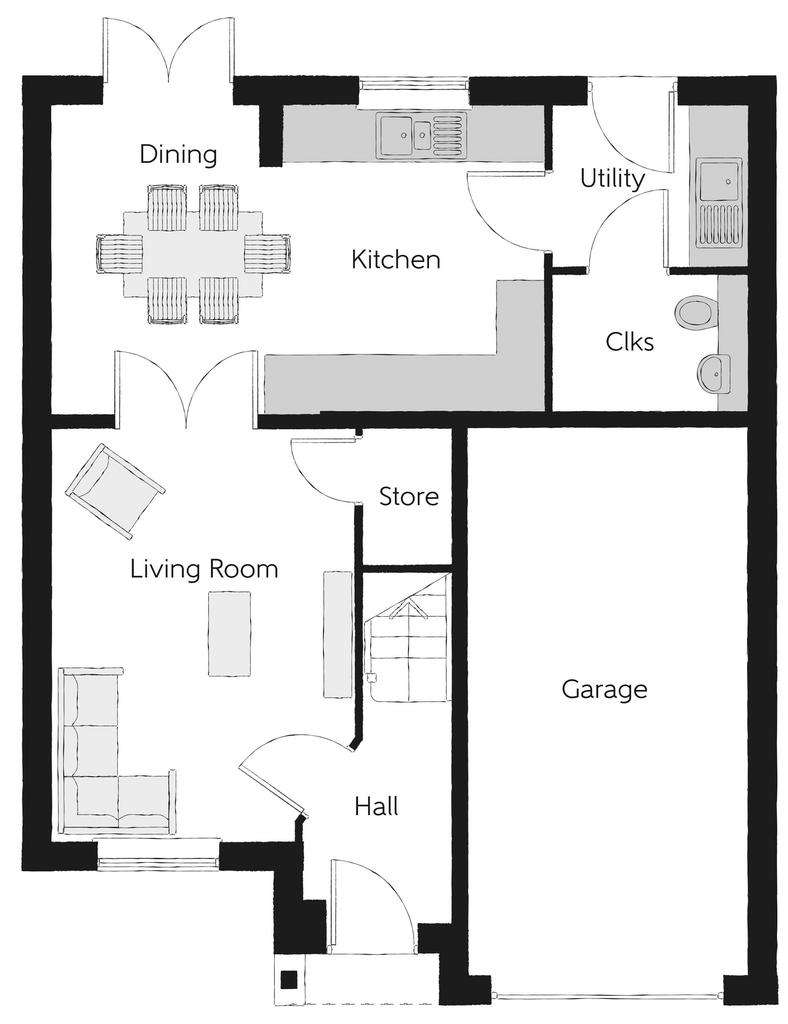 4 bedroom detached house for sale - floorplan