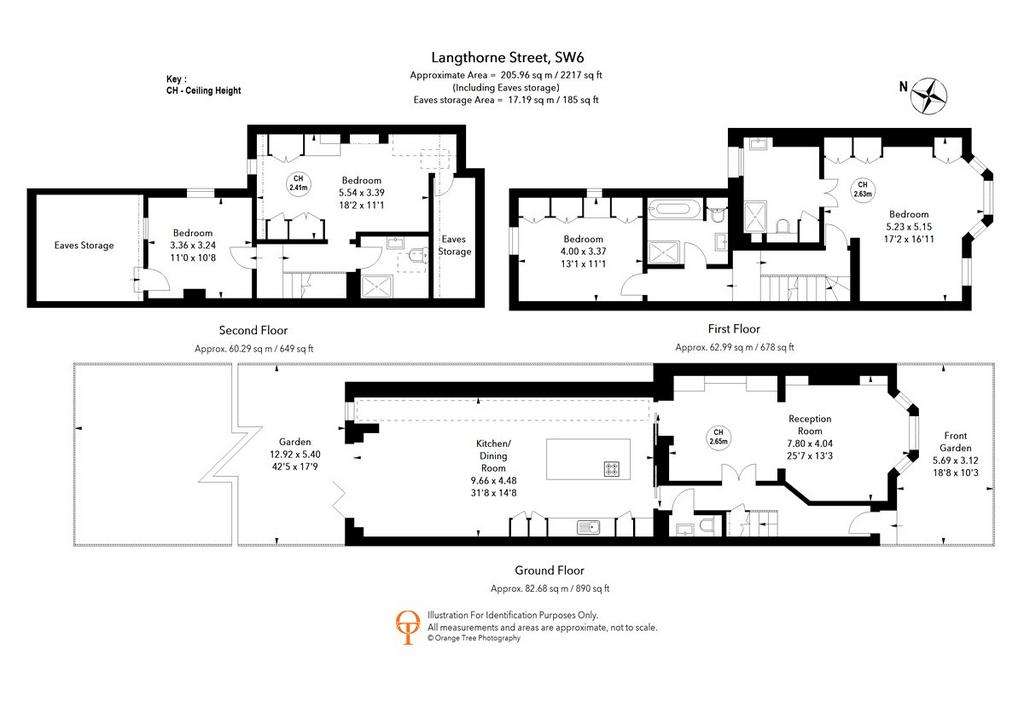 4 bedroom terraced house to rent - floorplan