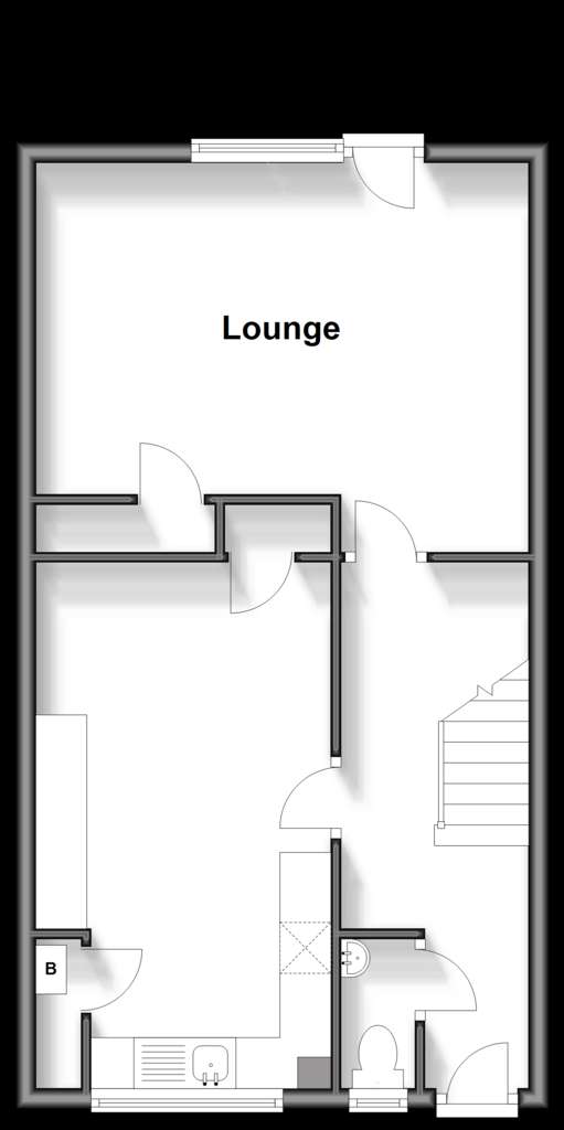 3 bedroom terraced house for sale - floorplan