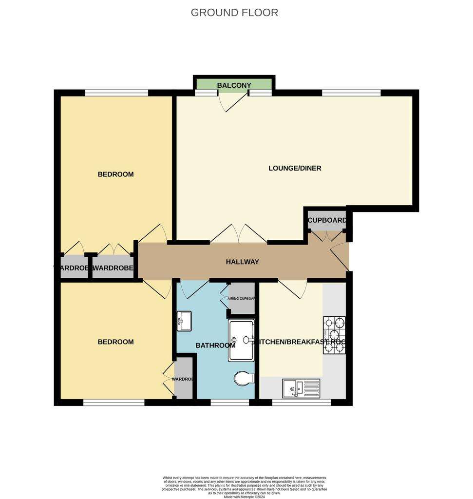 2 bedroom flat for sale - floorplan