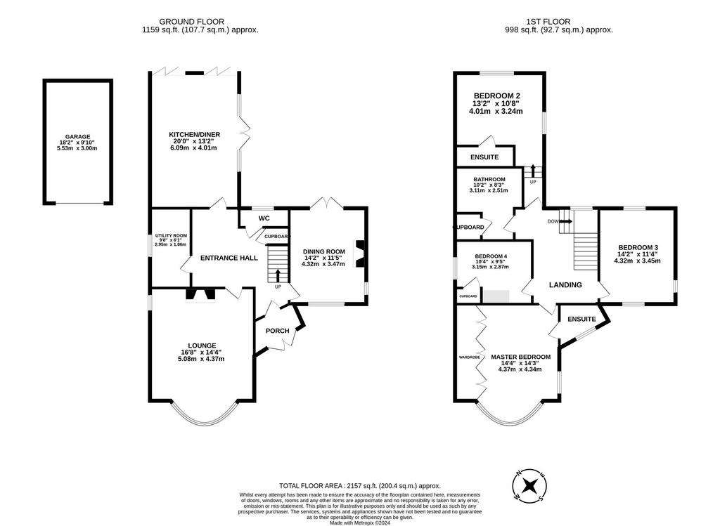 4 bedroom detached house for sale - floorplan