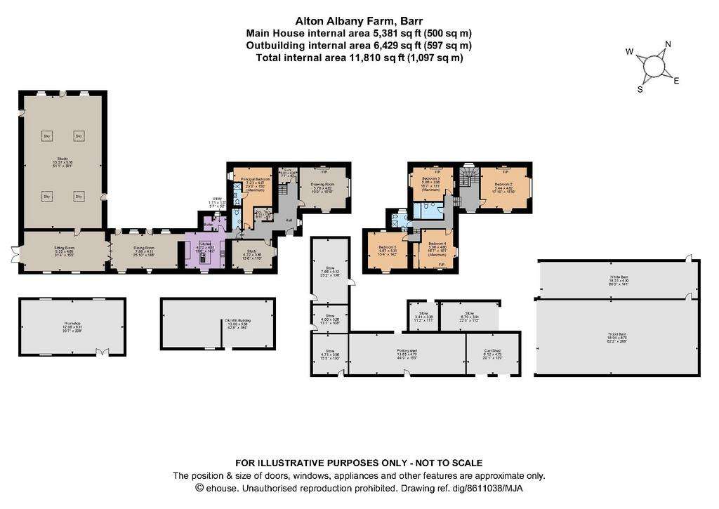 5 bedroom detached house for sale - floorplan