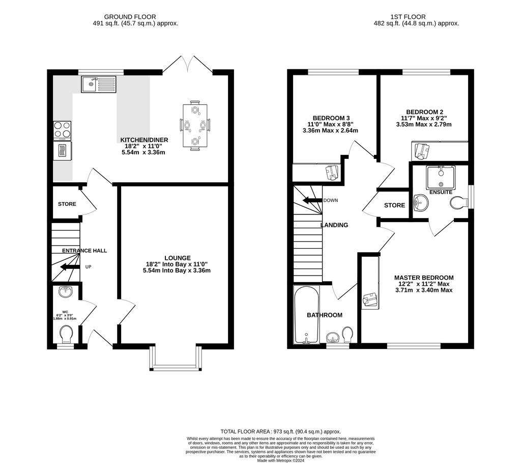 3 bedroom detached house for sale - floorplan