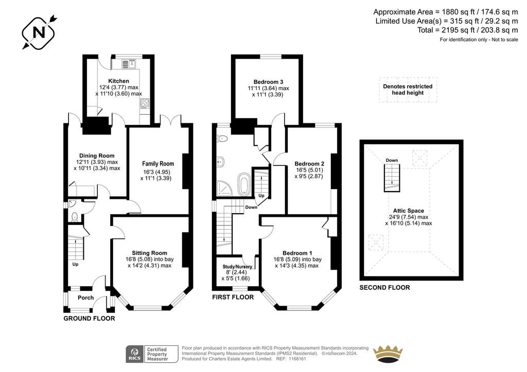 3 bedroom detached house for sale - floorplan