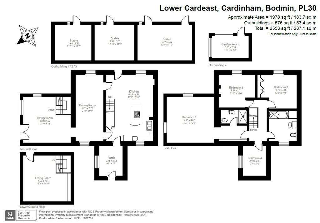 4 bedroom detached house for sale - floorplan