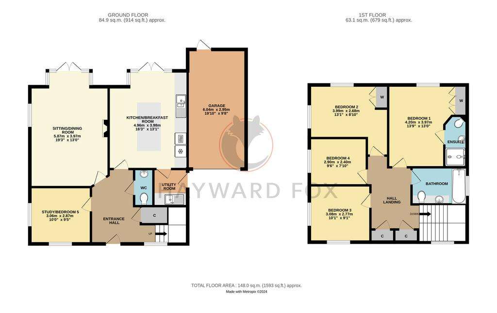 4 bedroom detached house for sale - floorplan