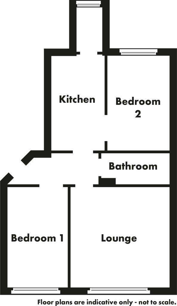 2 bedroom ground floor flat for sale - floorplan