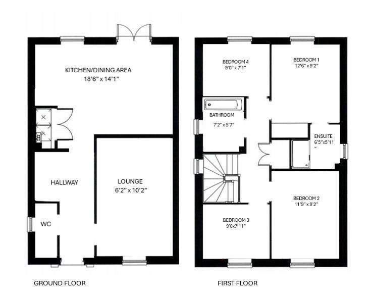 4 bedroom detached house for sale - floorplan