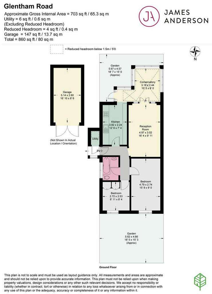 2 bedroom maisonette for sale - floorplan