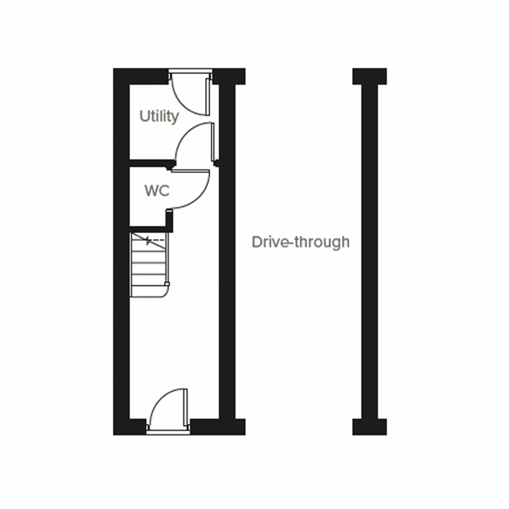 3 bedroom terraced house for sale - floorplan