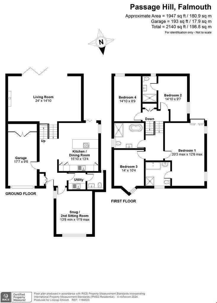 4 bedroom detached house for sale - floorplan