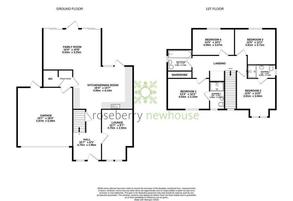 4 bedroom detached house for sale - floorplan