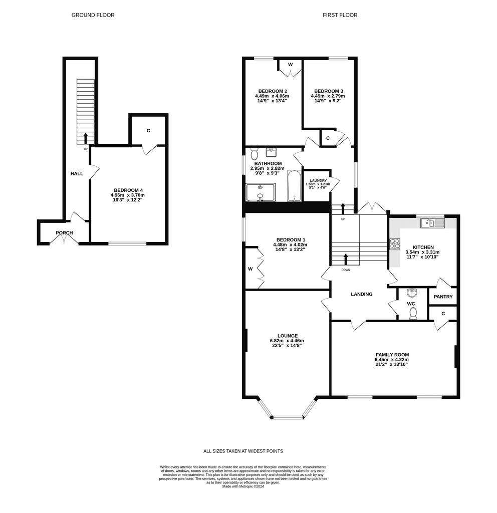 4 bedroom flat for sale - floorplan