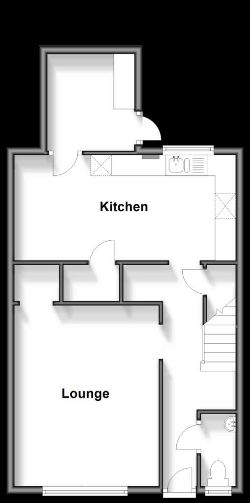 3 bedroom terraced house for sale - floorplan